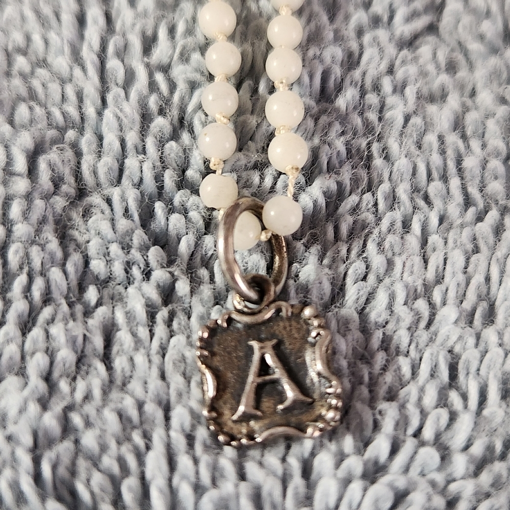 Waxing Poetic Pendant w Semi-precious necklace